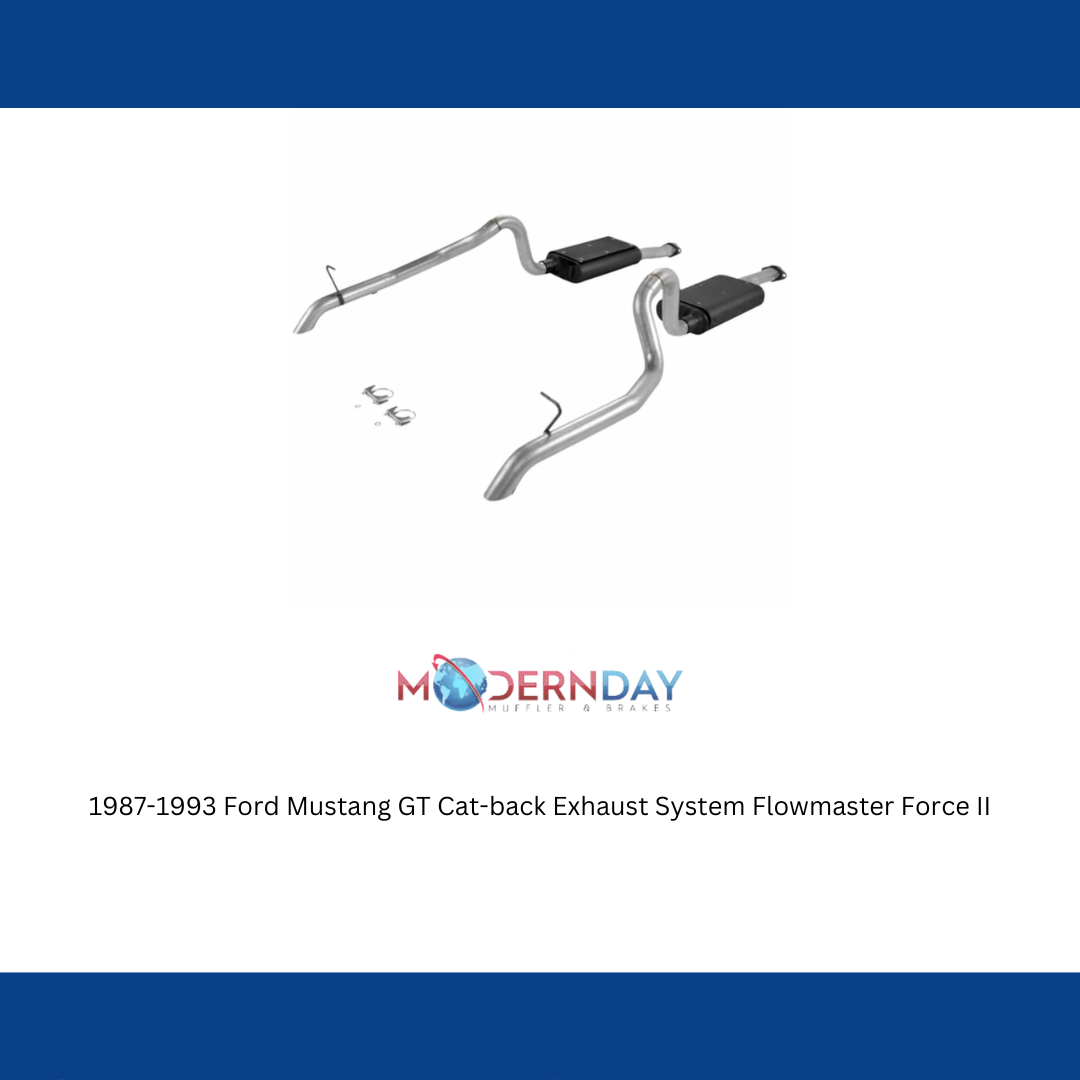1987-1993 Ford Mustang GT Cat-back Exhaust System Flowmaster Force II 17106