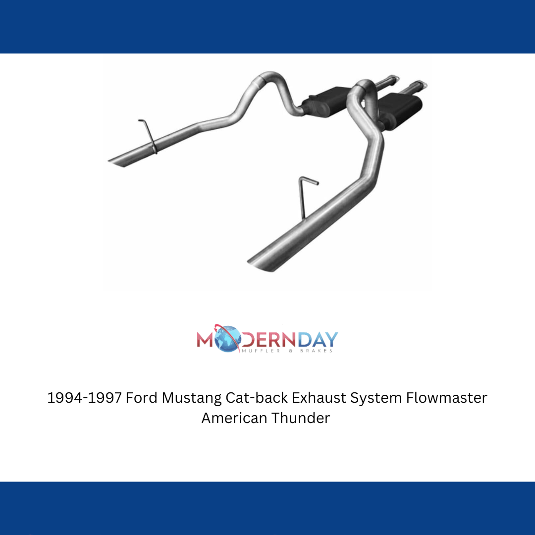 1994-1997 Ford Mustang Cat-back Exhaust System Flowmaster American Thunder 17112