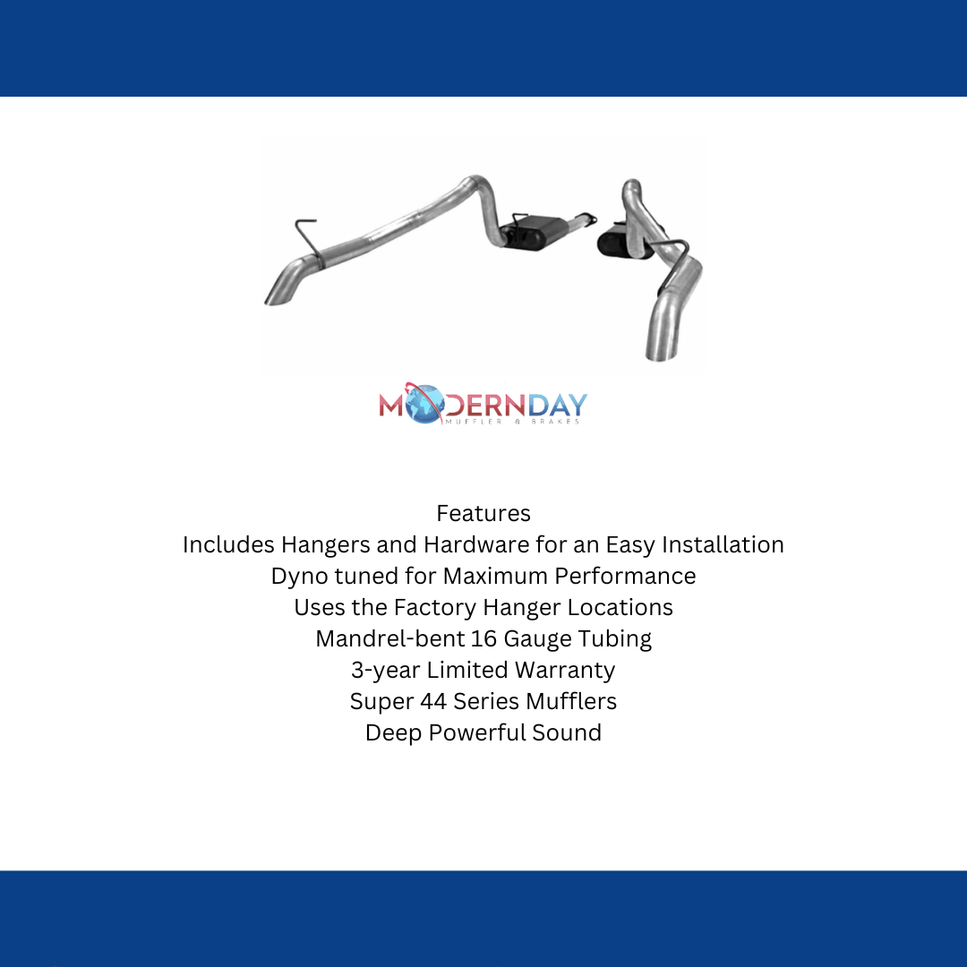 1987-1993 Ford Mustang GT Cat-back Exhaust System Flowmaster American Thunder 17