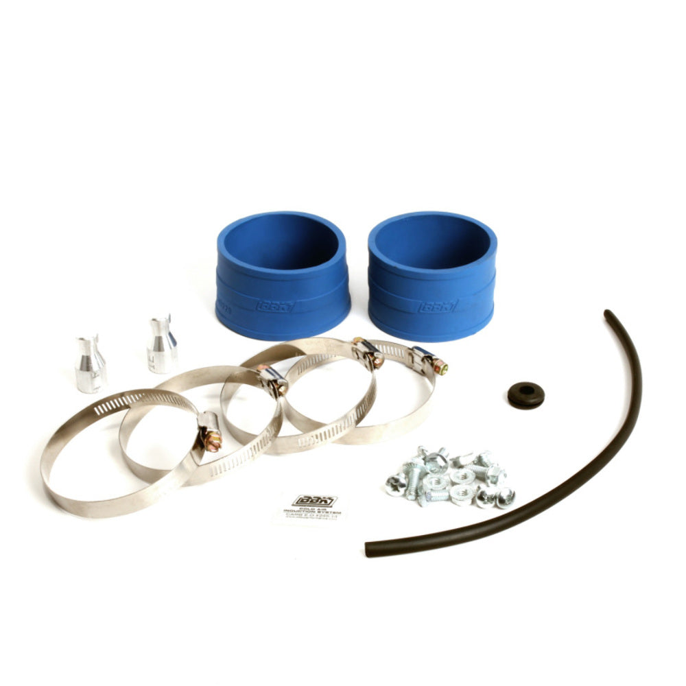 Fits 1994-95 Mustang 5.0 Cold Air Intake- Fenderwell Style (Powder Chrome)-1712 - Car Part People