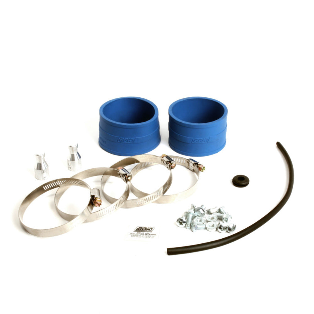 Fits 1994-95 Mustang 5.0 Cold Air Intake- Fenderwell Style (Powder Chrome)-1712 - Car Part People