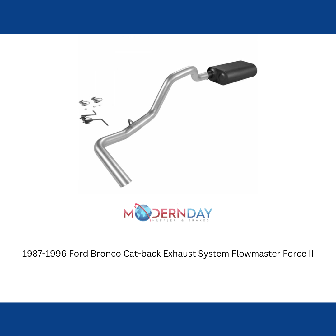 1987-1996 Ford Bronco Cat-back Exhaust System Flowmaster Force II 17132