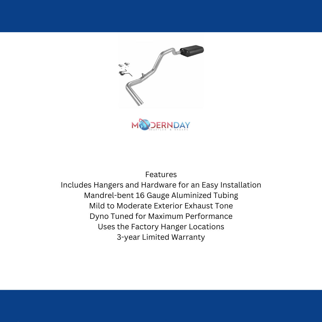 1987-1996 Ford Bronco Cat-back Exhaust System Flowmaster Force II 17132
