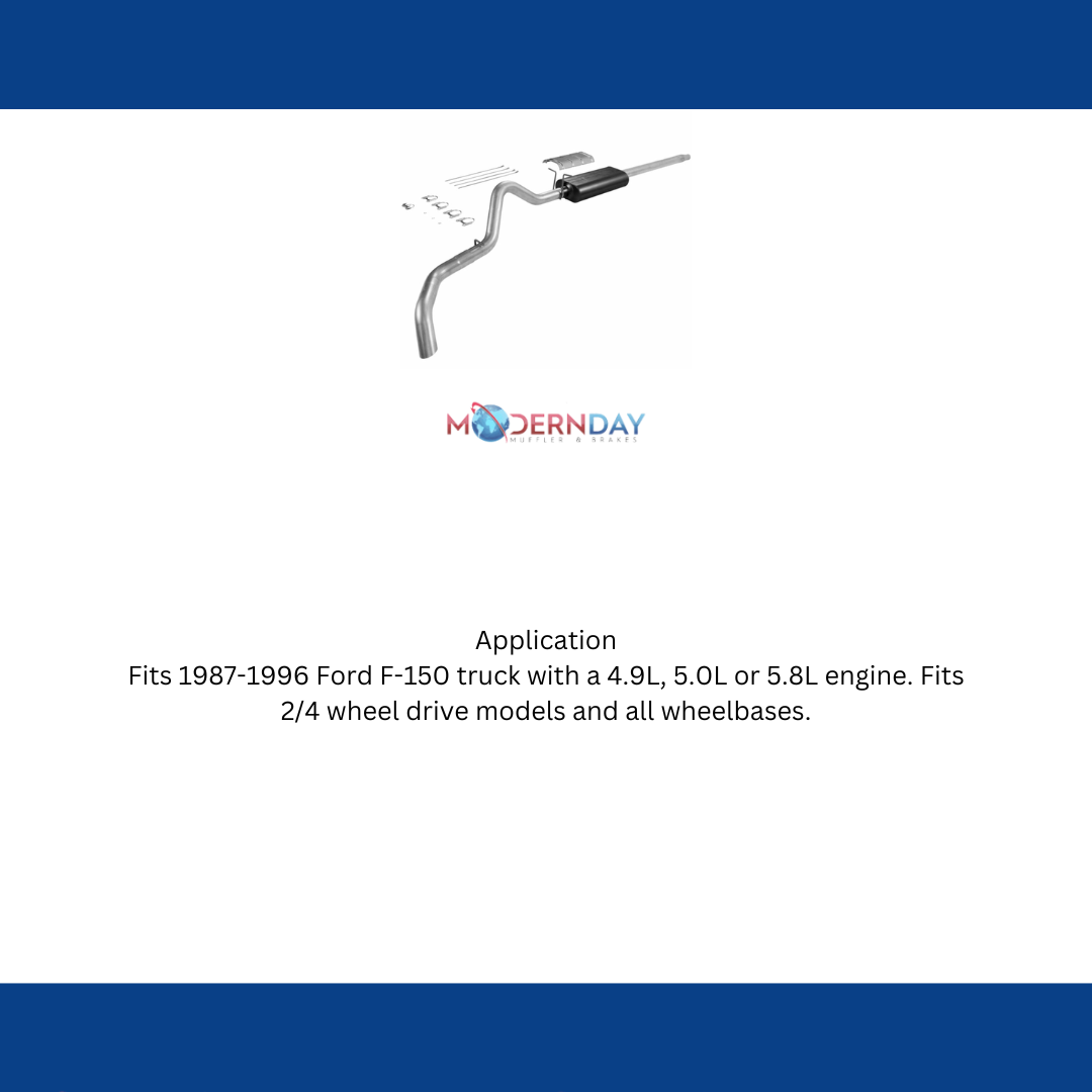 1987-1996 Ford F-150 Cat-back Exhaust System Flowmaster Force II 17135