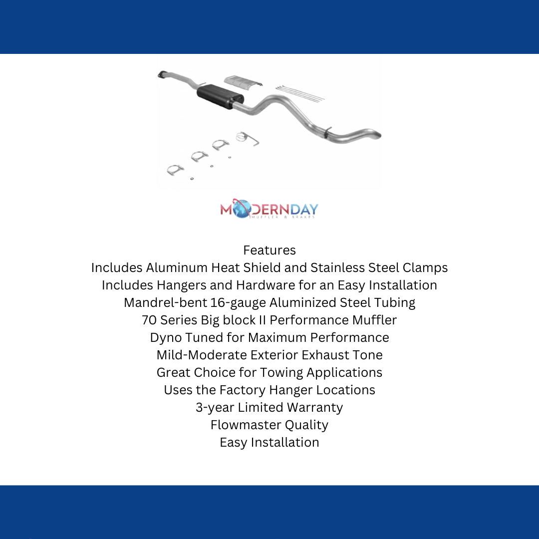 1993-1995 Chevrolet C1500 Cat-back Exhaust System Flowmaster Force II 17147