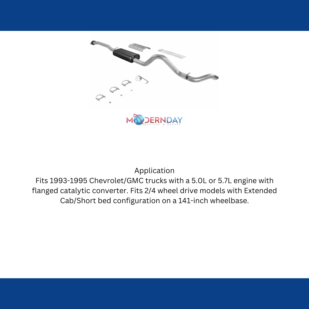 1993-1995 Chevrolet C1500 Cat-back Exhaust System Flowmaster Force II 17147