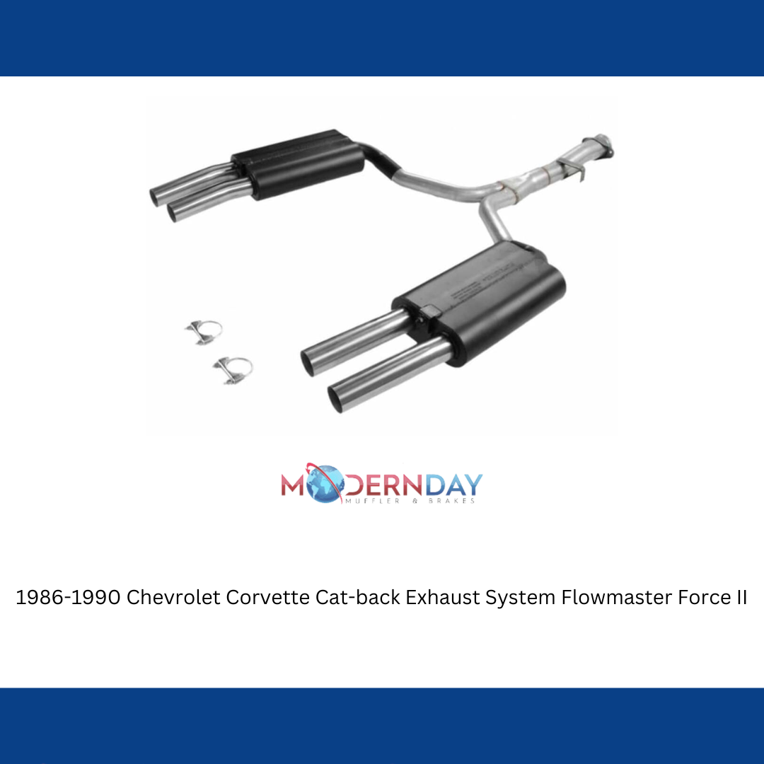 1986-1990 Chevrolet Corvette Cat-back Exhaust System Flowmaster Force II 17153
