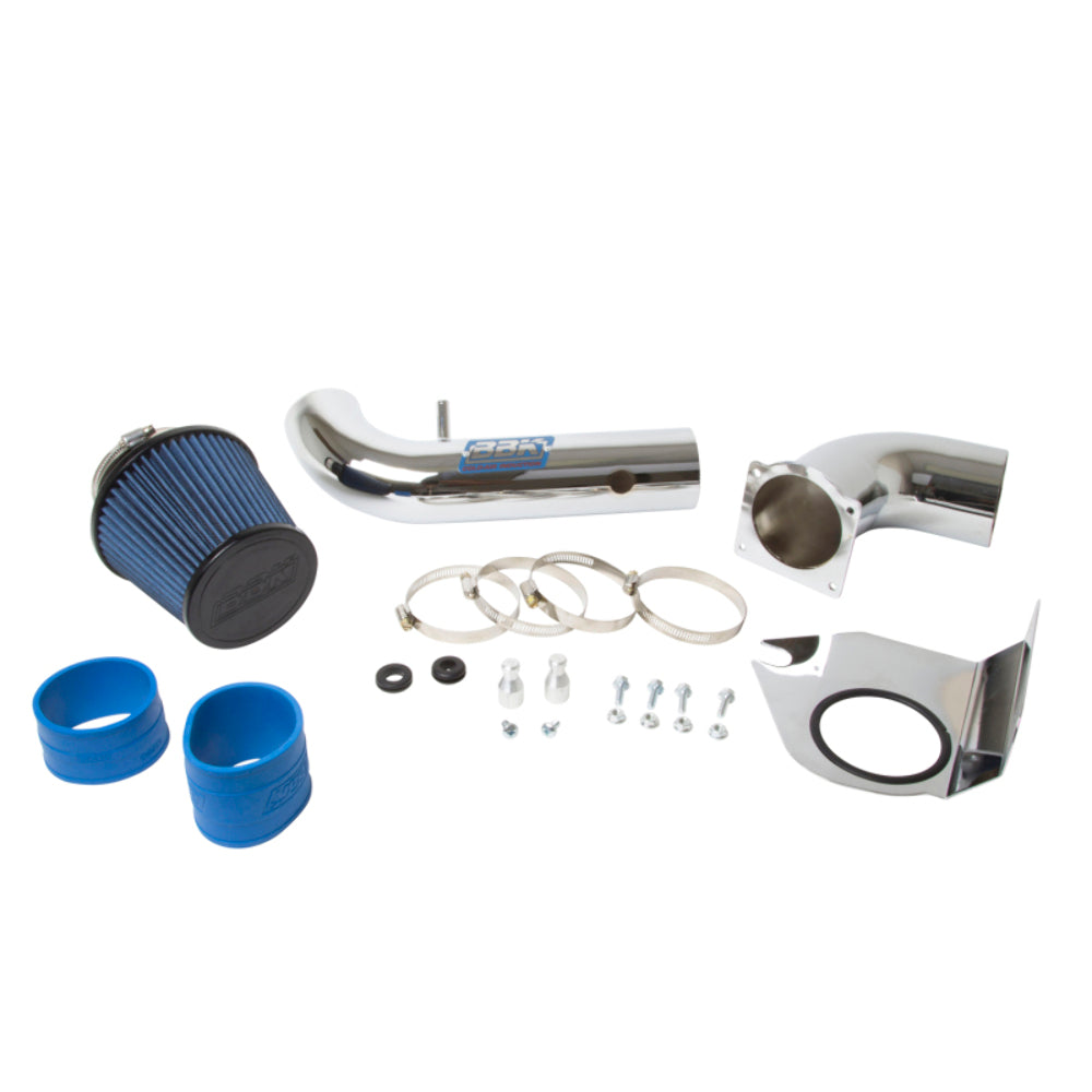 Fits 1994-1998 Ford Mustang 3.8L V6 Cold Air Intake (Powder Chrome)-1717 - Car Part People