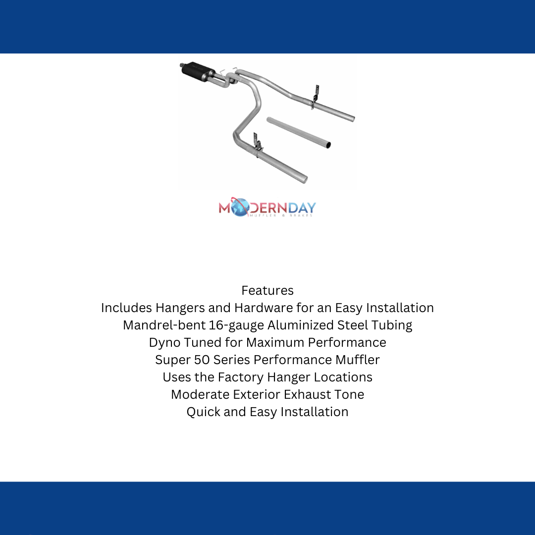 1994-2001 Dodge Ram 1500 Cat-back Exhaust System Flowmaster American Thunder 171