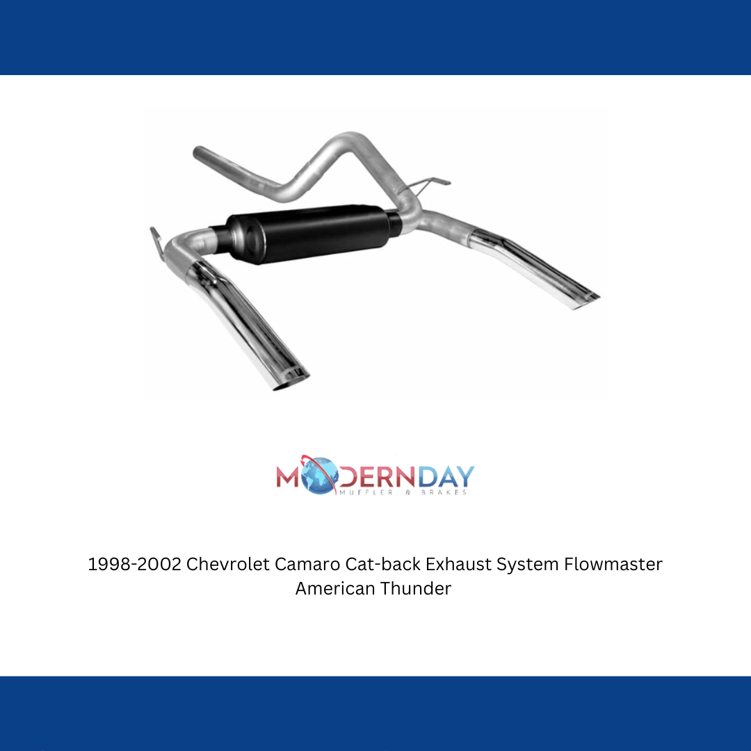 1998-2002 Chevrolet Camaro Cat-back Exhaust System Flowmaster American Thunder 1
