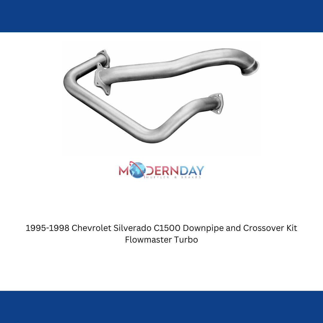1995-1998 Chevrolet Silverado C1500 Downpipe and Crossover Kit Flowmaster Turbo