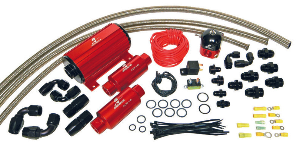 Aeromotive 17242 A1000 Carbureted Fuel System (single carb) - Complete Fuel Systems Car Part People