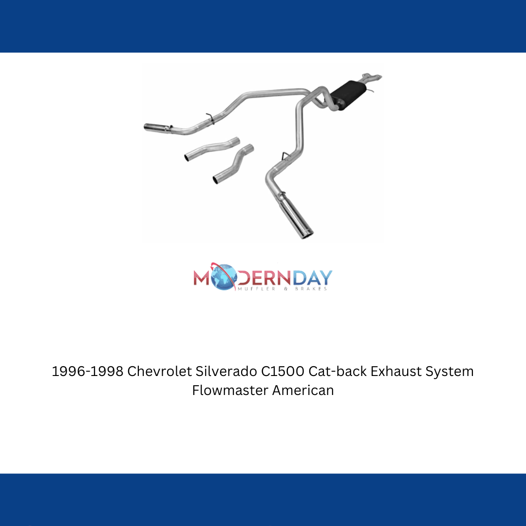 1996-1998 Chevrolet Silverado C1500 Cat-back Exhaust System Flowmaster American