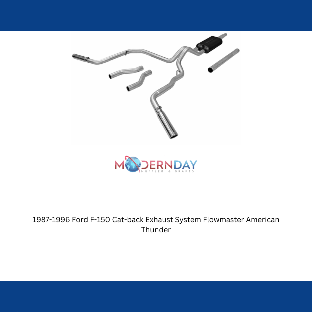 1987-1996 Ford F-150 Cat-back Exhaust System Flowmaster American Thunder 17471