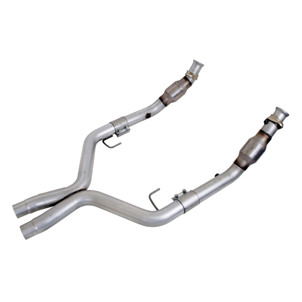 Fits Mustang GT 2-3/4 Full X Pipe W/Converters-1770 - Car Part People
