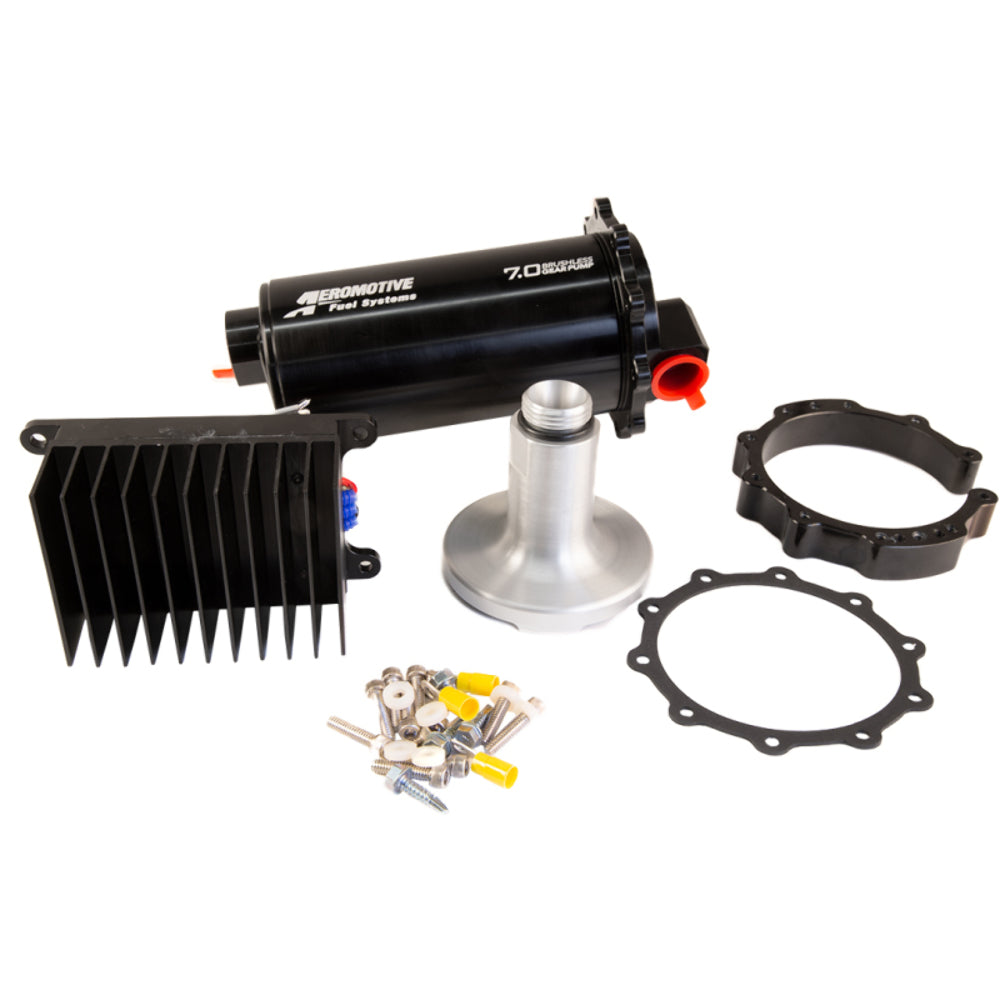 Aeromotive 18069 Fuel Pump Module, TVS, 90-Deg Outlet, Brushless Spur 7.0 - Fuel Pump Car Part People