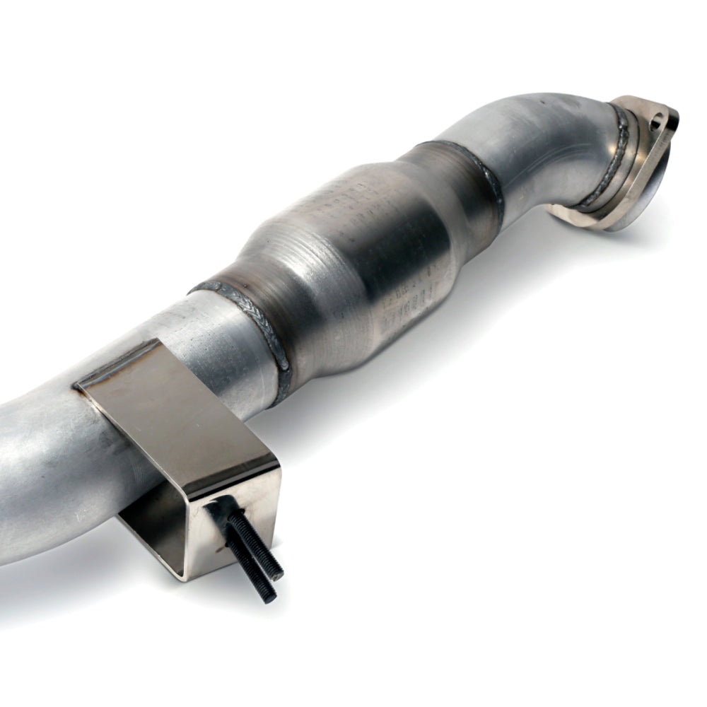 Fits 2015-23 Mustang 2.3L 3" High Flow Down Pipe w/High Flow Catalytic-1809 - Car Part People