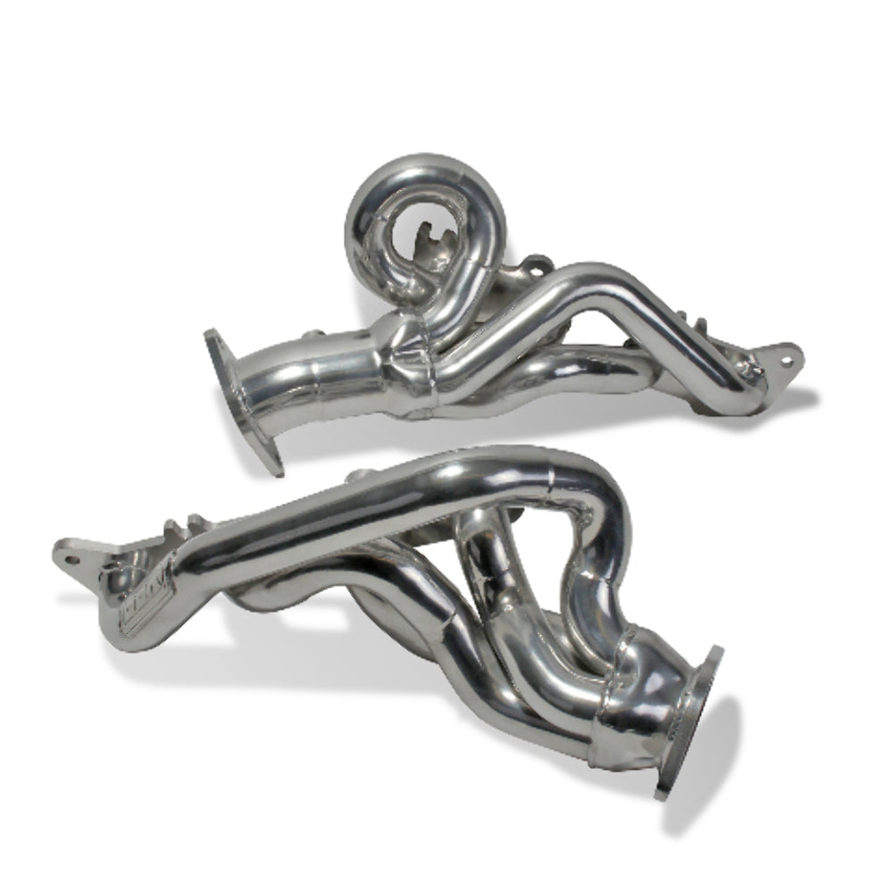 Fits 2015-2017 Mustang 5.0 GT 1-3/4 Tuned Length Shorty Headers-Silver-18480 - Car Part People