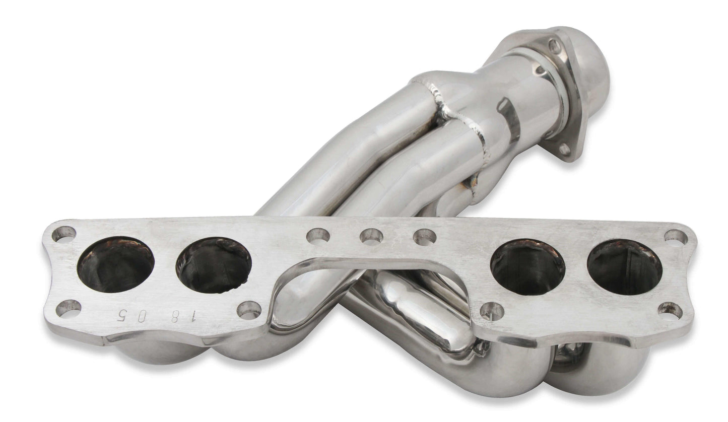 Flowtech Shorty Header for 75-88 Toyota Pickup w/ 20R/22R, Polished Stainless - 19002FLT