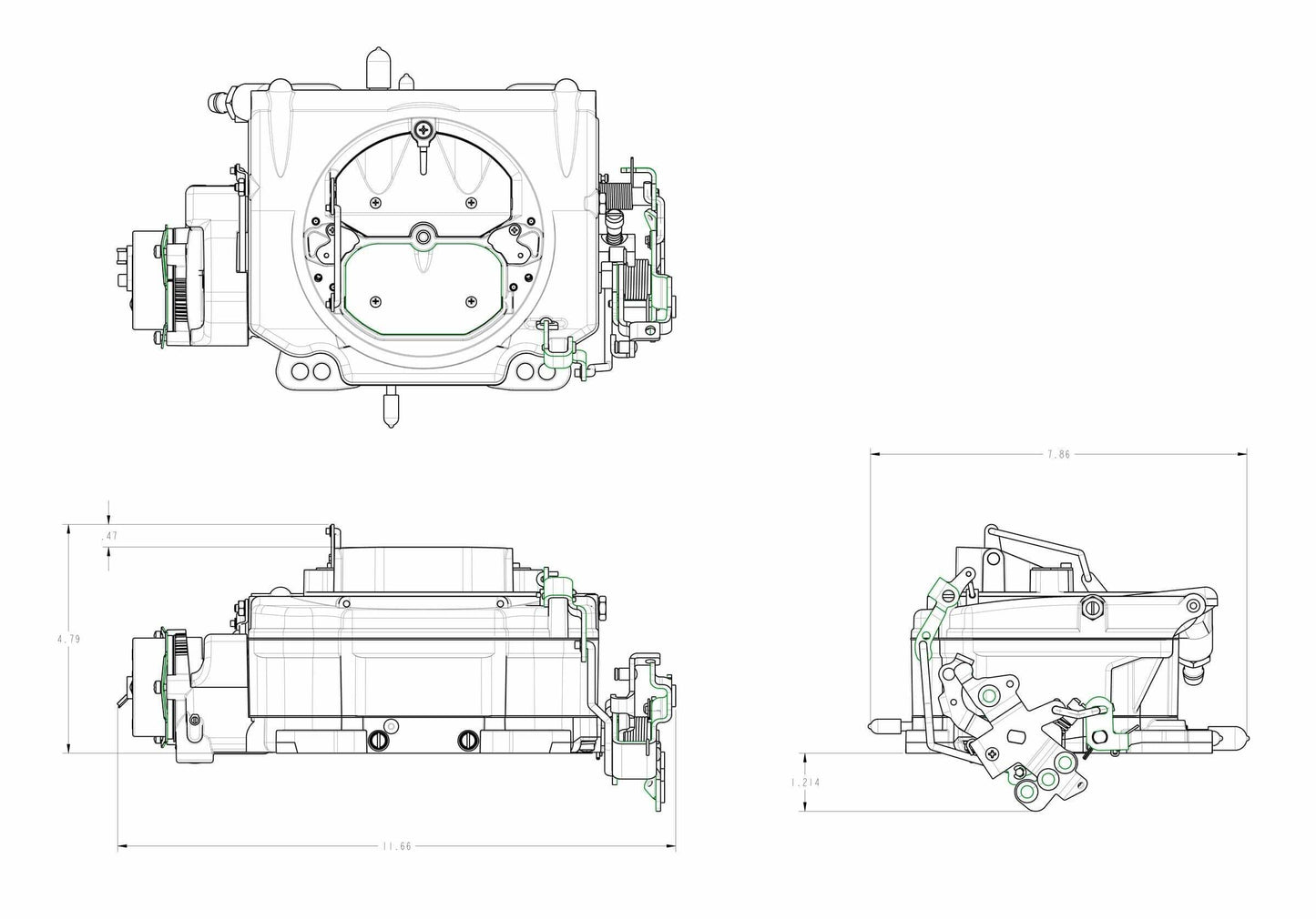 DEMON CARBURETION 750CFM Street Demon Carburetor P/N - 1903