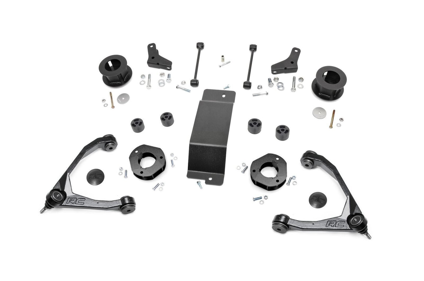Fits Chevy/GMC SUV 1500 2WD/4WD (2007-2020) 3.5 Inch Lift Kit; Forged UCAs 19331