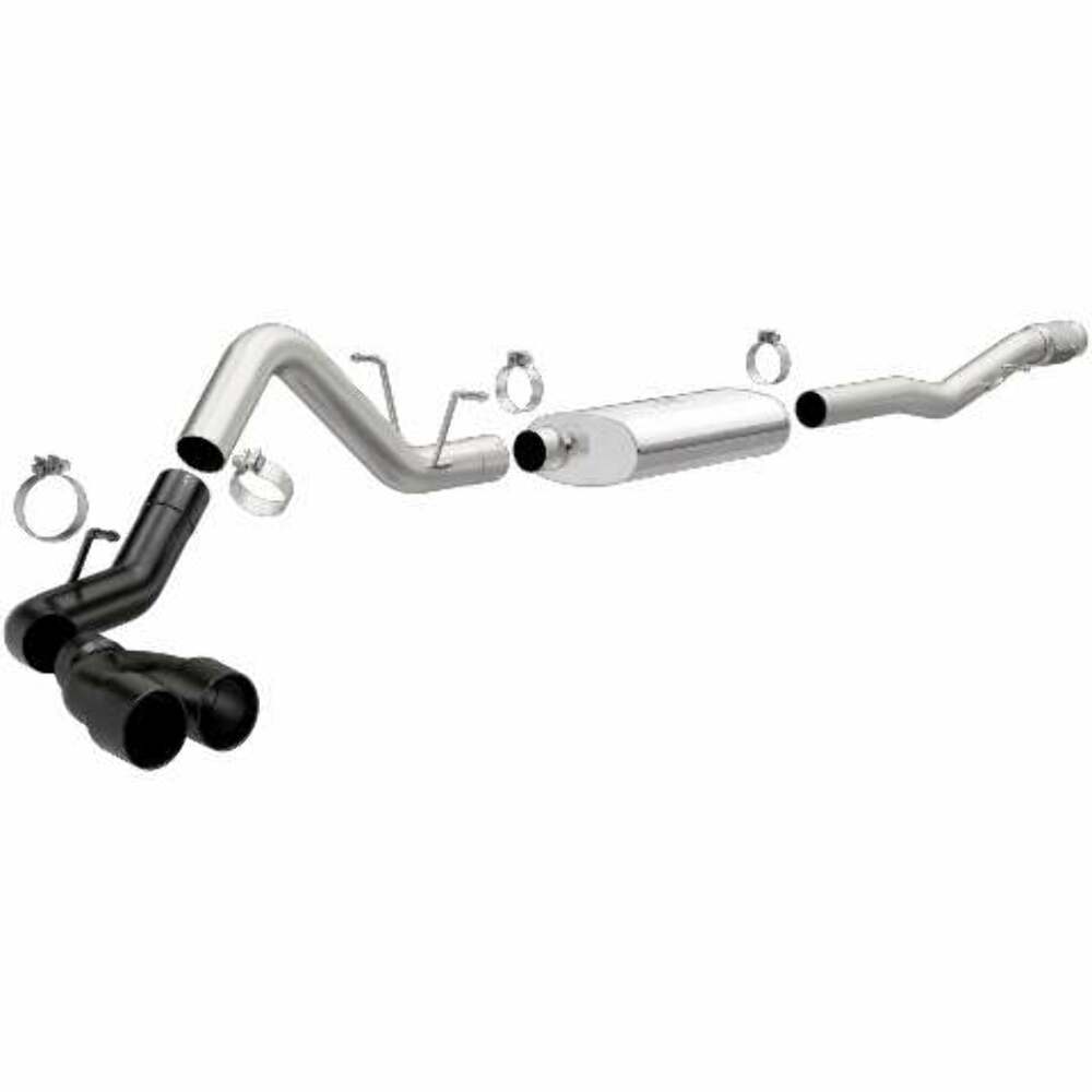 2014-2018 GMC Sierra 1500 System Street Cat-Back Black 19378 Magnaflow - Cat Back Exhaust Car Part People