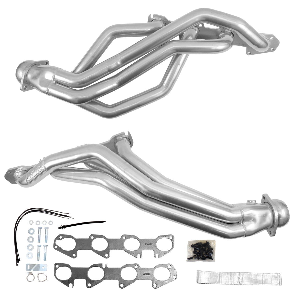 Fits 2009-2024 Ram 1500 Hemi 5.7L 1-3/4 Long Tube Exhaust Headers-Silver-19500 - Car Part People