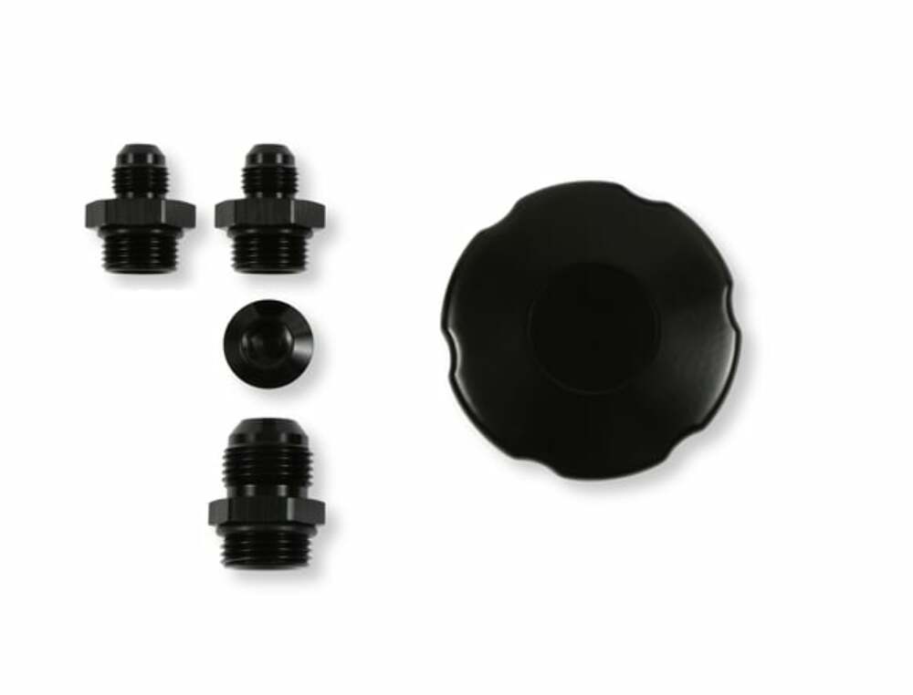 Fits 1970-1974 Dodge Challenger Power Steering Remote Reservoir-Black 198-212