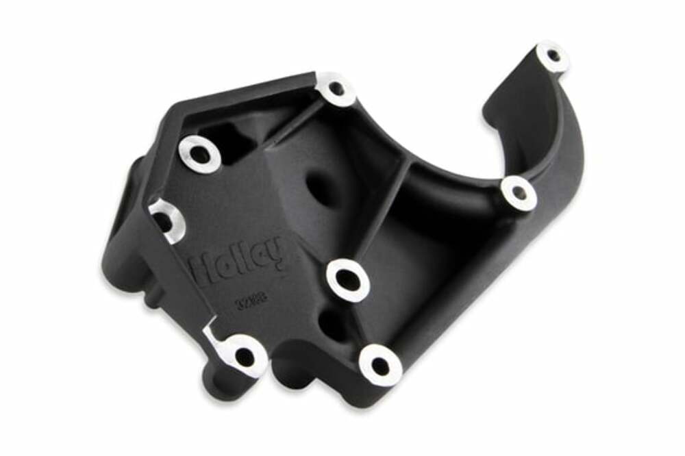 Passenger's Side A/C Bracket- SD7 A/C Compressor, Tensioner, & Pulleys 20-142BK