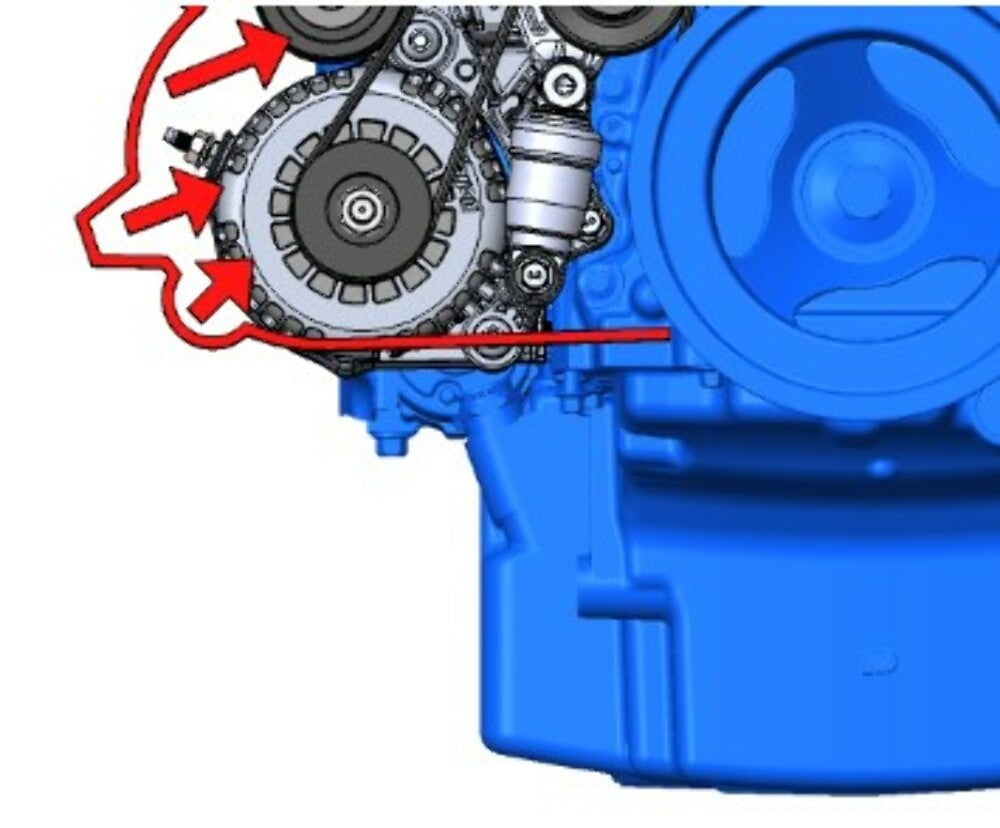 Holley Alternator Relocation Kit (150amp Alternator w/bracket kit) 20-224BK