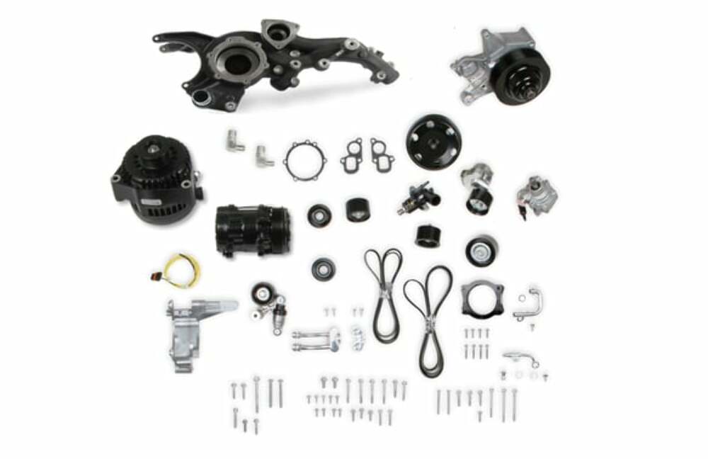 Holley Premium Mid-Mount Complete Accessory System 20-230BK