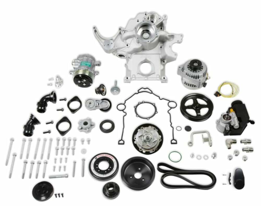 Fits 1974-93 Dodge Ramcharger Holley Mid-Mount Complete Accessory System 20-292