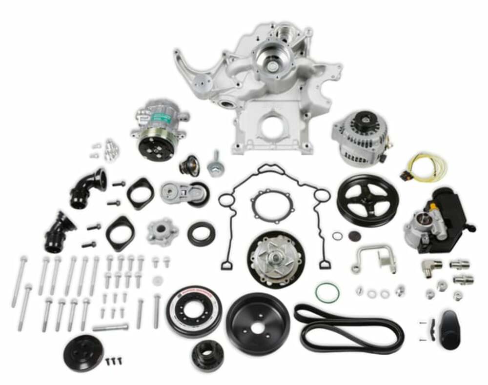 Fits 1974-93 Dodge Ramcharger Holley Mid-Mount Complete Accessory System 20-293