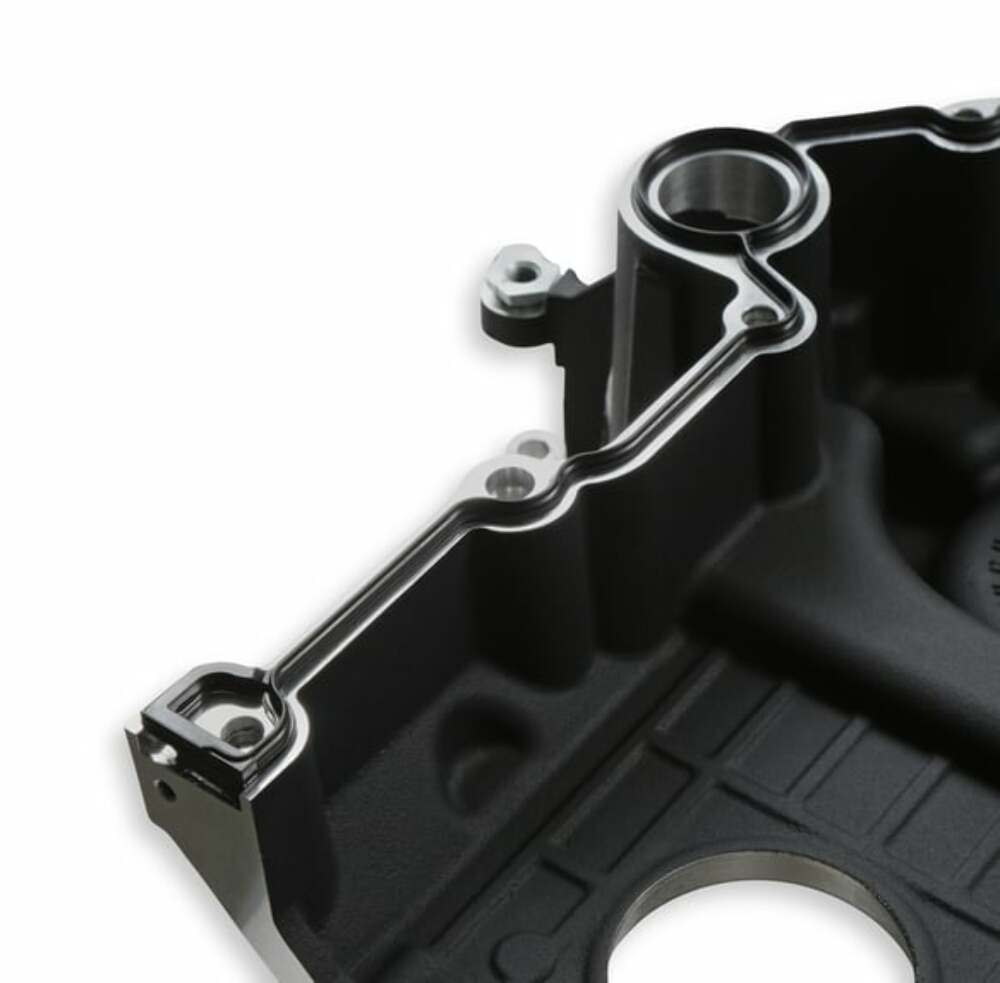 Fits 1974-93 Dodge Ramcharger Holley Mid-Mount Complete Accessory Black 20-293BK