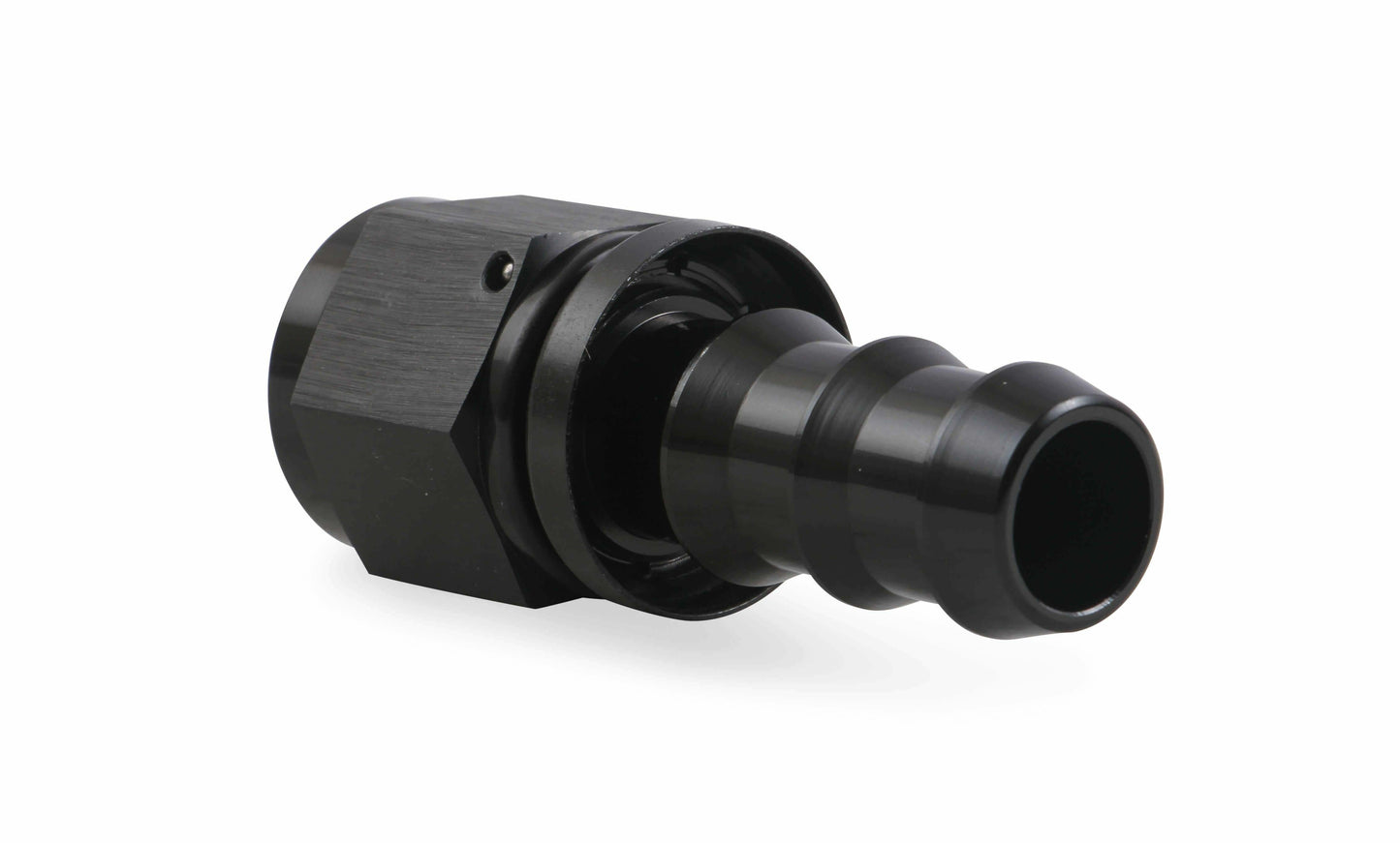 Mr. Gasket -10 AN Straight Push-On Hose Ends - Black - 200110-BL