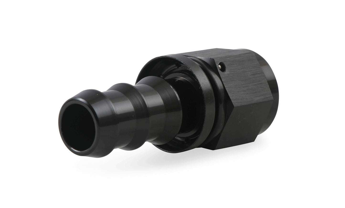 Mr. Gasket -10 AN Straight Push-On Hose Ends - Black - 200110-BL