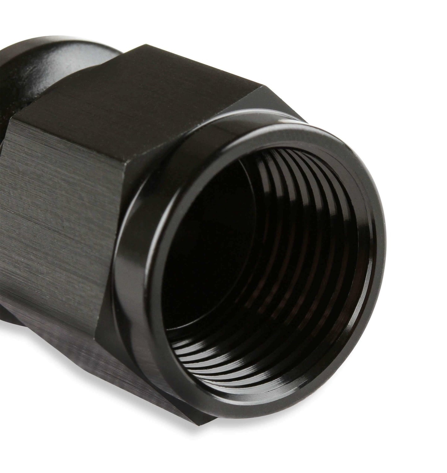 Mr. Gasket -10 AN Straight Push-On Hose Ends - Black - 200110-BL