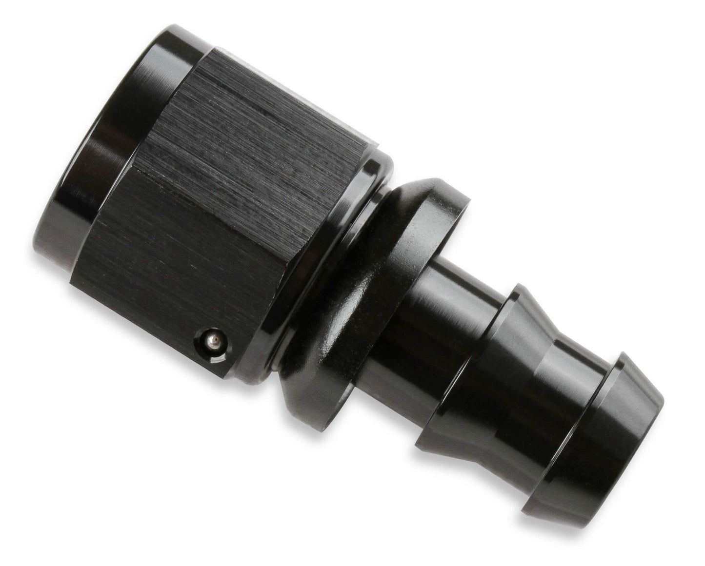 Mr. Gasket -10 AN Straight Push-On Hose Ends - Black - 200110-BL