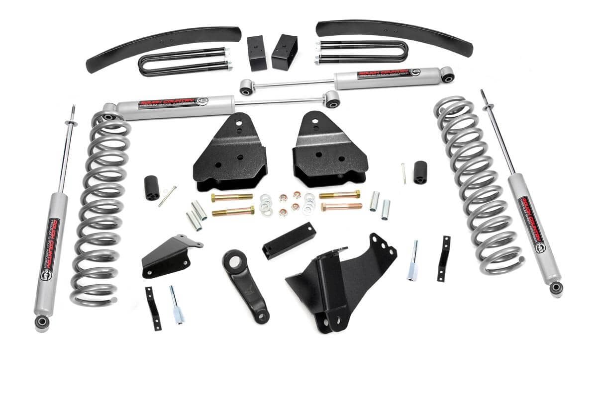 2005-2007 Ford F-250 Super Duty 6 Inch Lift Kit - Diesel - Ford F-250/F-350 Super Duty 4WD (2005-2007) - 593.2