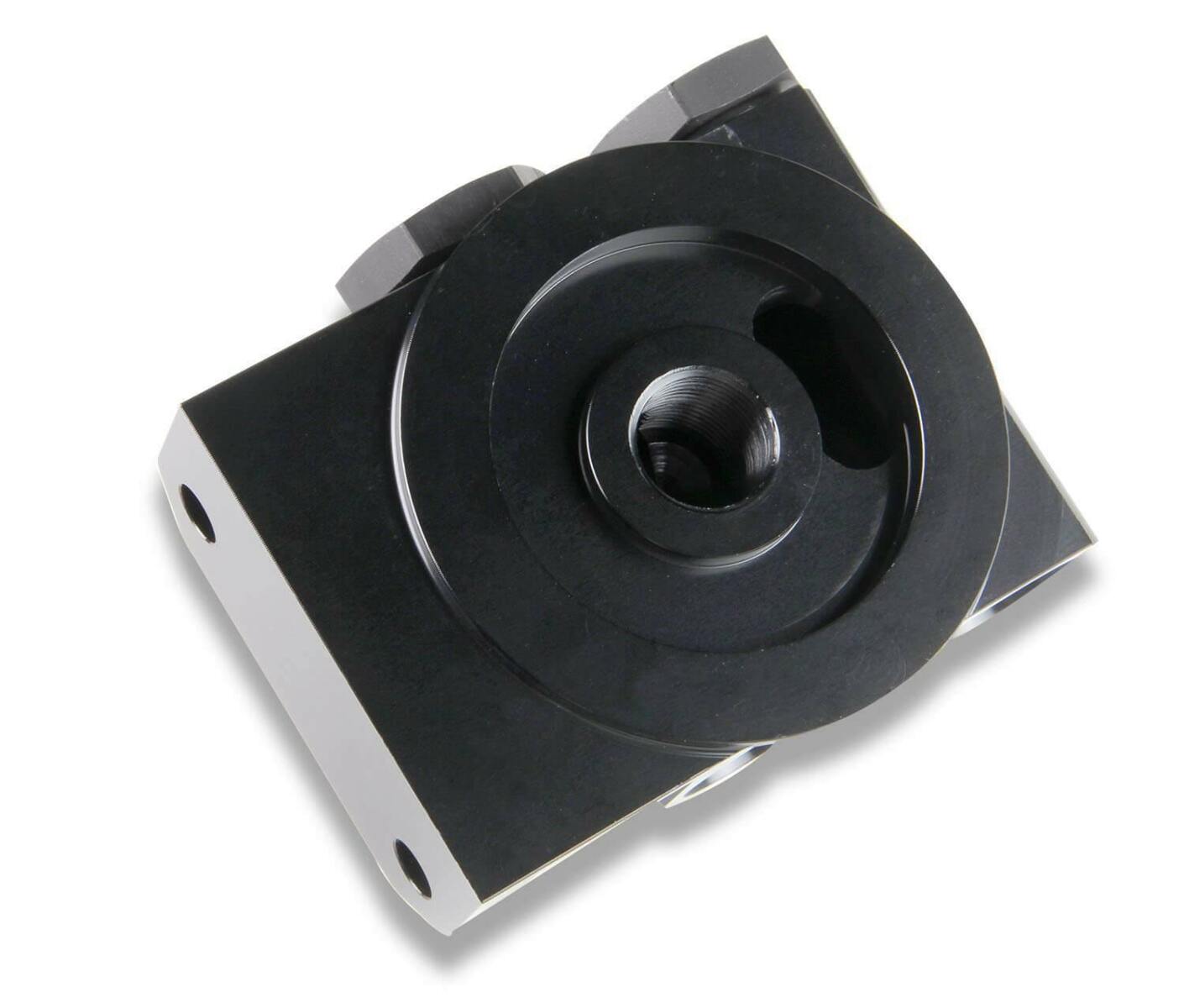 Earl's Billet Remote Oil Filter Mount - 2077ERL