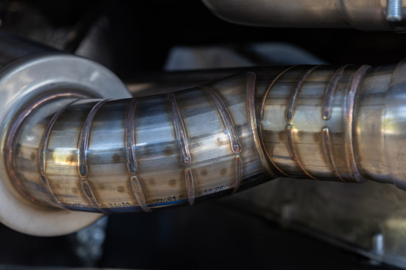 2020-2024 Chevrolet Corvette Stingray 3" Cat-Back; Quad Split Rear 4.5" S70413CF