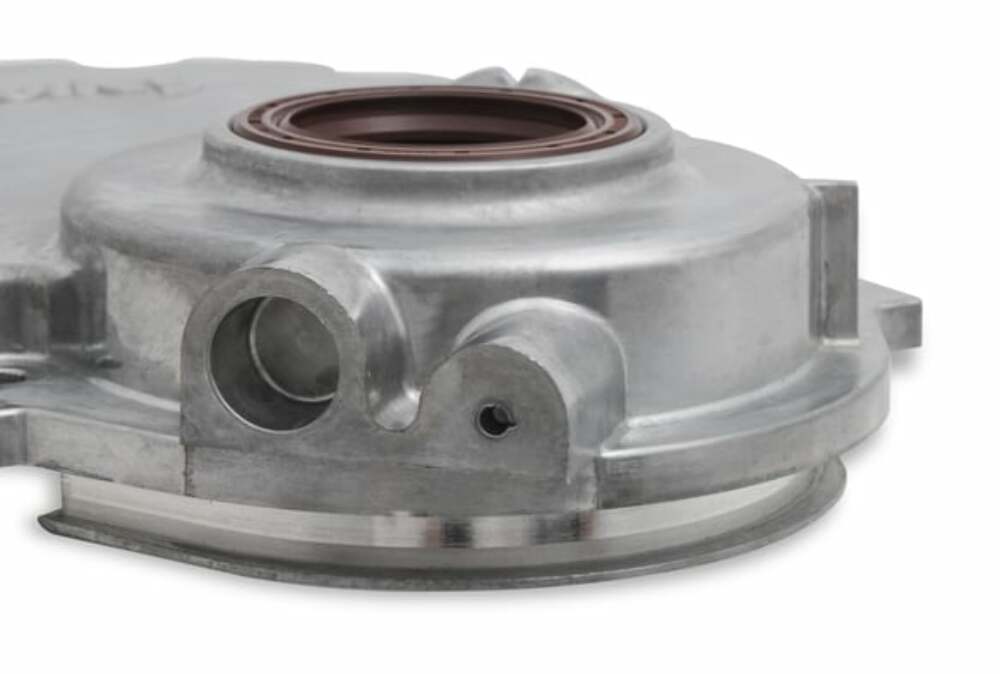 Holley Cast Aluminum Timing Chain Cover - 21-150
