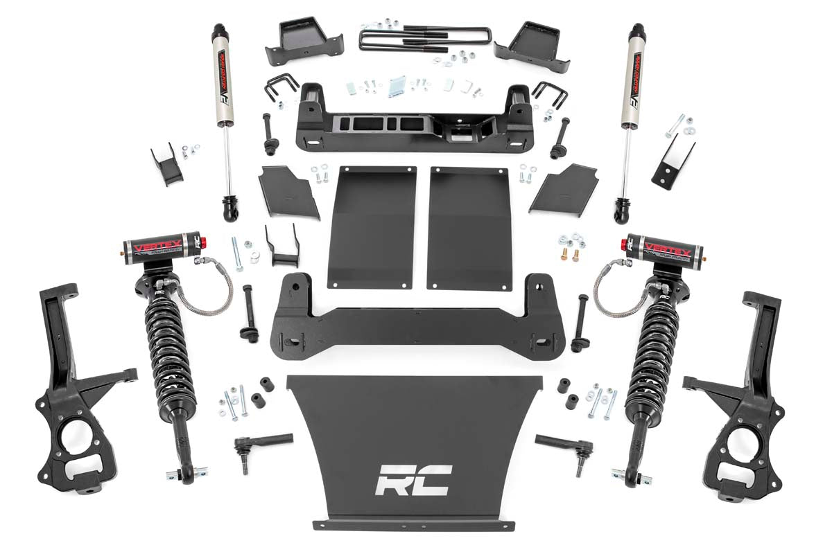 Fits Chevy Silverado 1500 2WD/4WD (2019-2024) 6 Inch Lift Kit; Vertex/V2; 21757