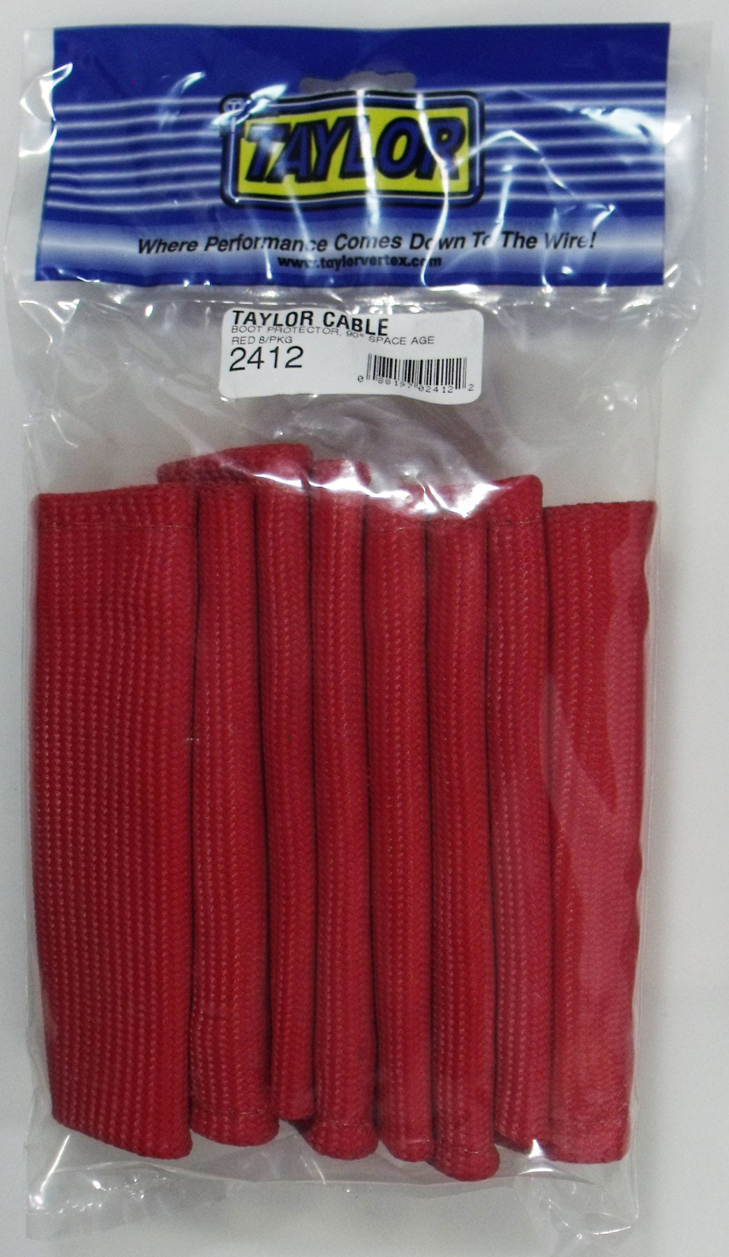 Spark Plug Boot Heat Sleeve 6 IN 8 Red 2412