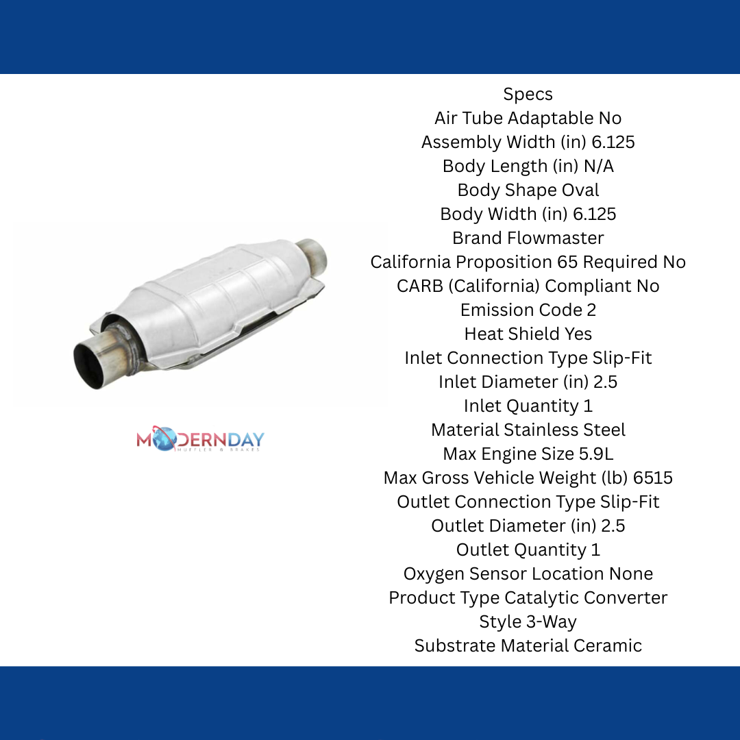 Flowmaster Catalytic Converter - Universal - Federal 2250225