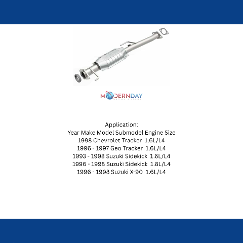 1998 Chevrolet Tracker Direct-Fit Catalytic Converter 22626 Magnaflow