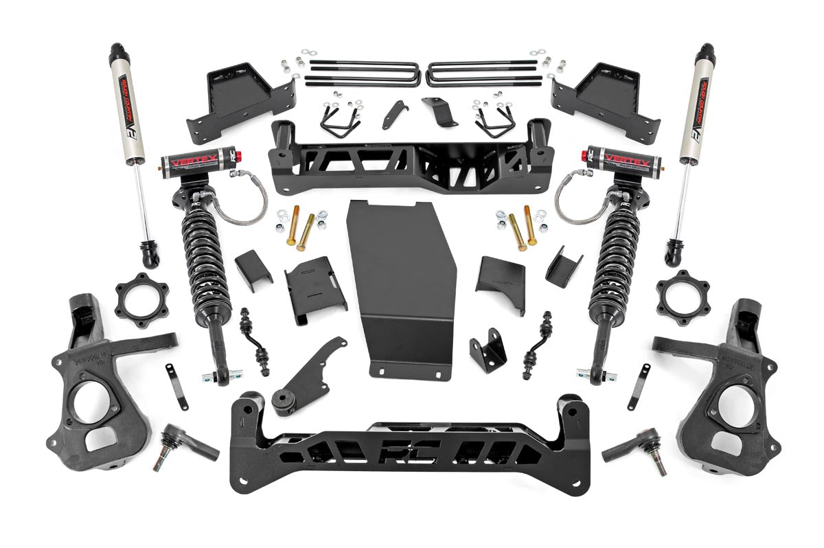 Fits Chevy/GMC 1500 (14-18 & Classic) 7" Lift Kit; Cast Steel; Vertex/V2; 22857