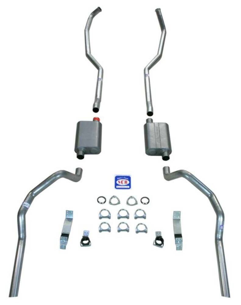 Fits 1967 - 1969 Camaro 2-1/2" Exhaust System with Quickflow Mufflers 23005