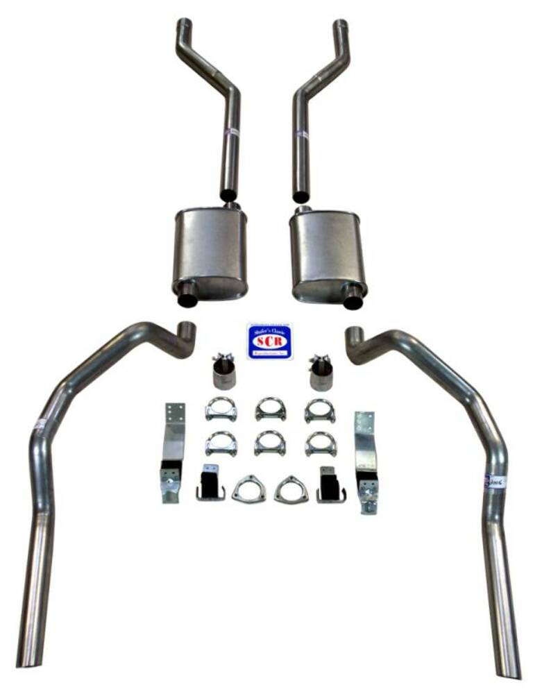 Fits 1967 - 1969 Camaro 2-1/2" Exhaust System with Small Block with Long Style Headers 23017