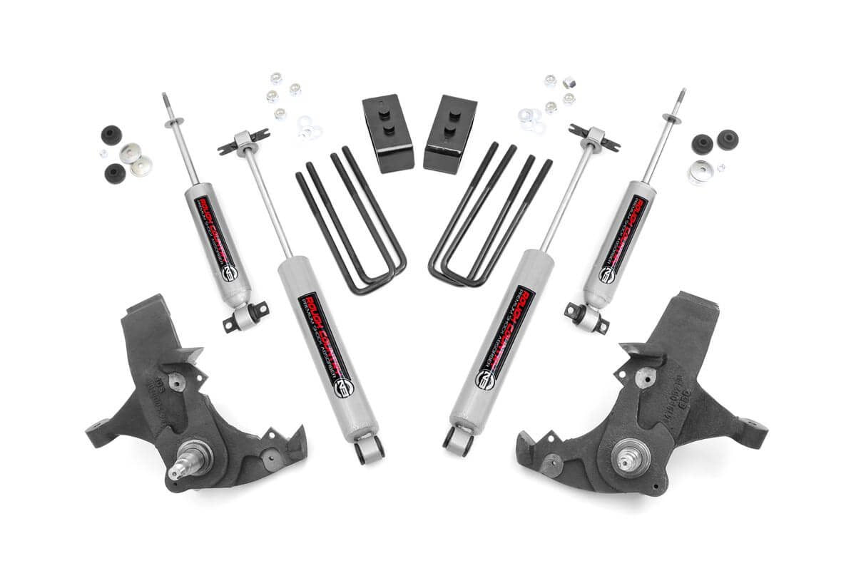 Fits Chevy C1500/K1500 Pickup Extended Ca/Half-Ton SUV (88-99) 4" Lift Kit 231N2